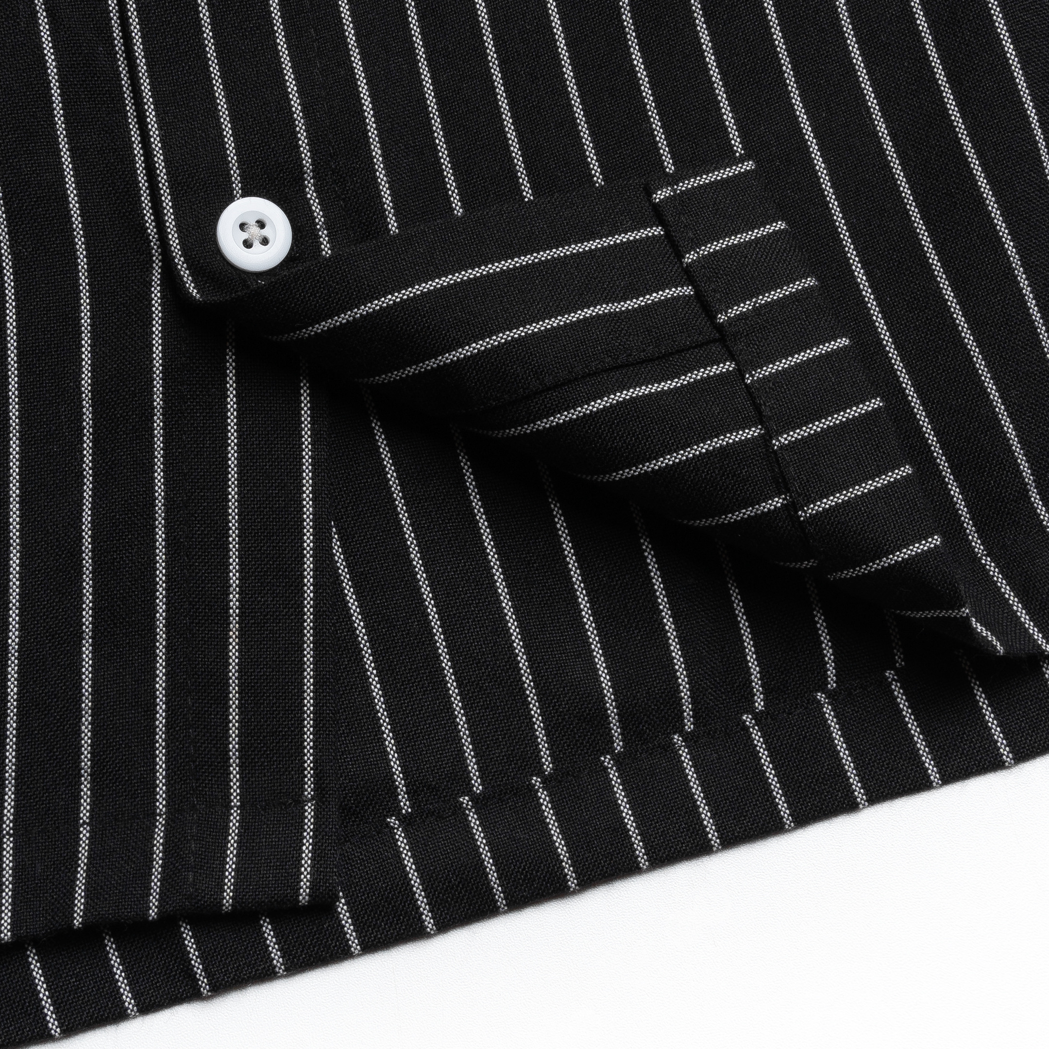 Button Up Shirt Boxy Striped - Divine - Image 4