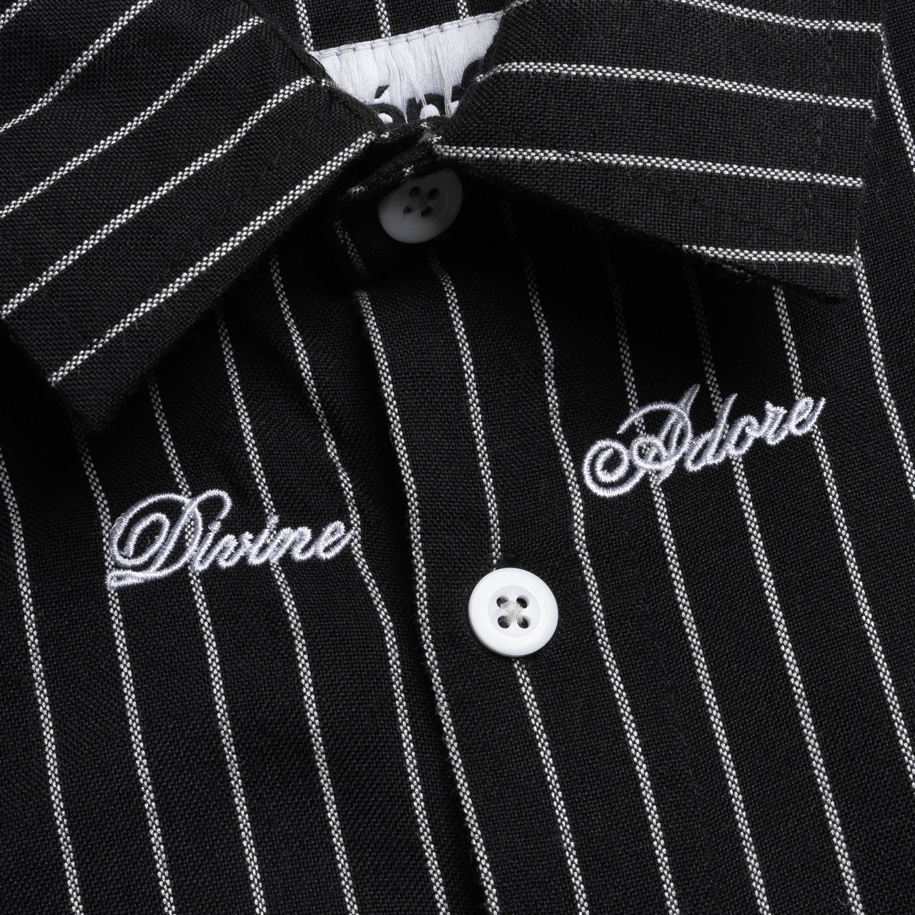 Button Up Shirt Boxy Striped - Divine - Image 10