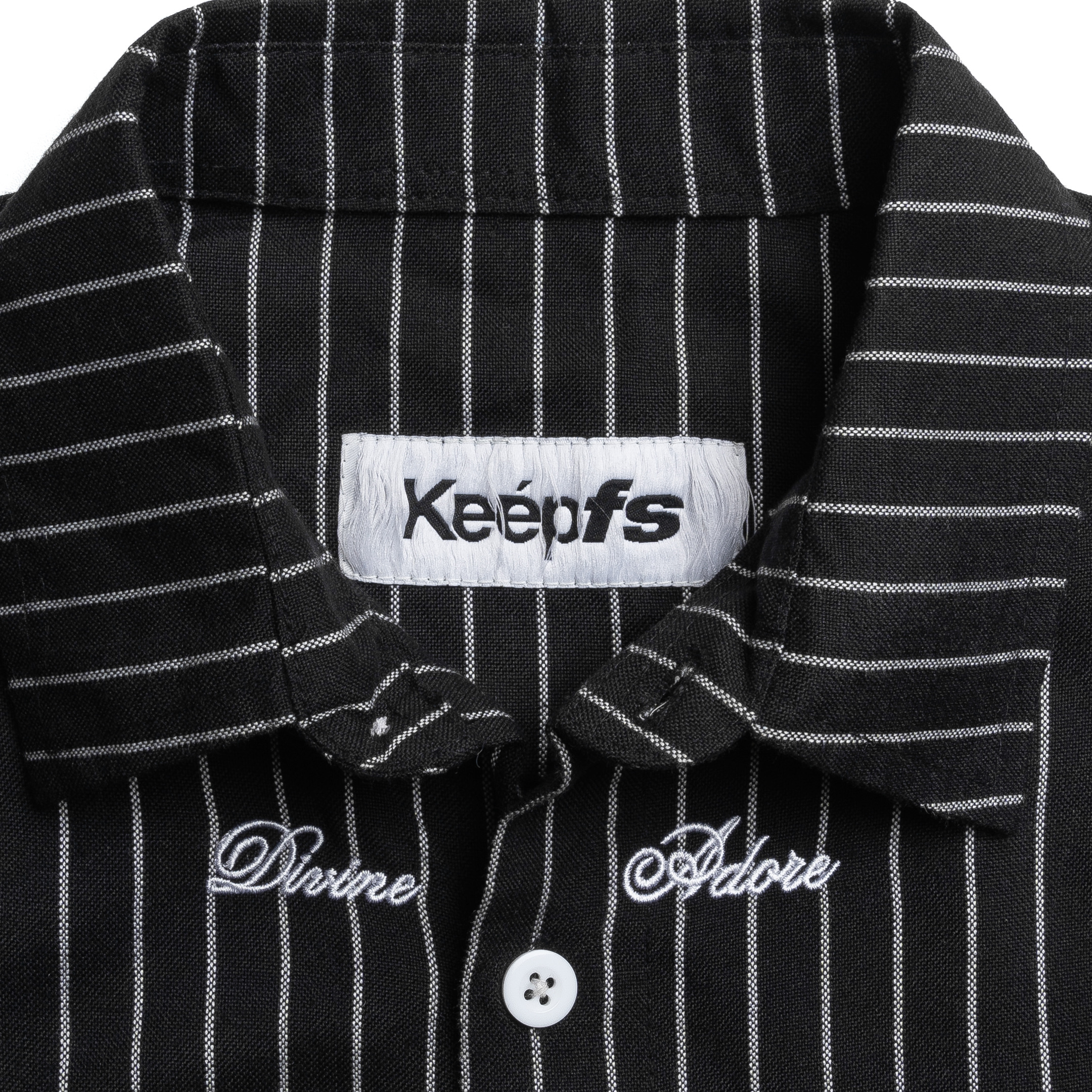 Button Up Shirt Boxy Striped - Divine - Image 6