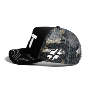 Alternative view of KEEPFS X $AFA TRUCKER HAT BLACK CAMO